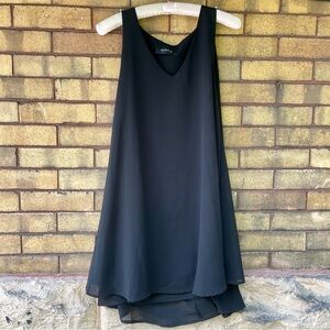 Cape-detailed Mini Dress